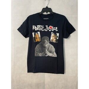 Chemistry Poetic Justice Tupac Graphic Tee Black Size S